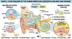 Inner ear diagram